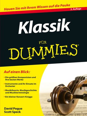 cover image of Klassik f&uuml;r Dummies